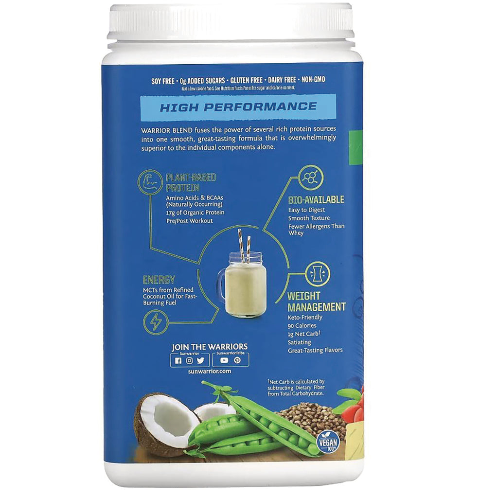 SNW023 | Protein powder infographic: High Performance, plant-based protein, bio-available, energy, weight management - Thumbnail