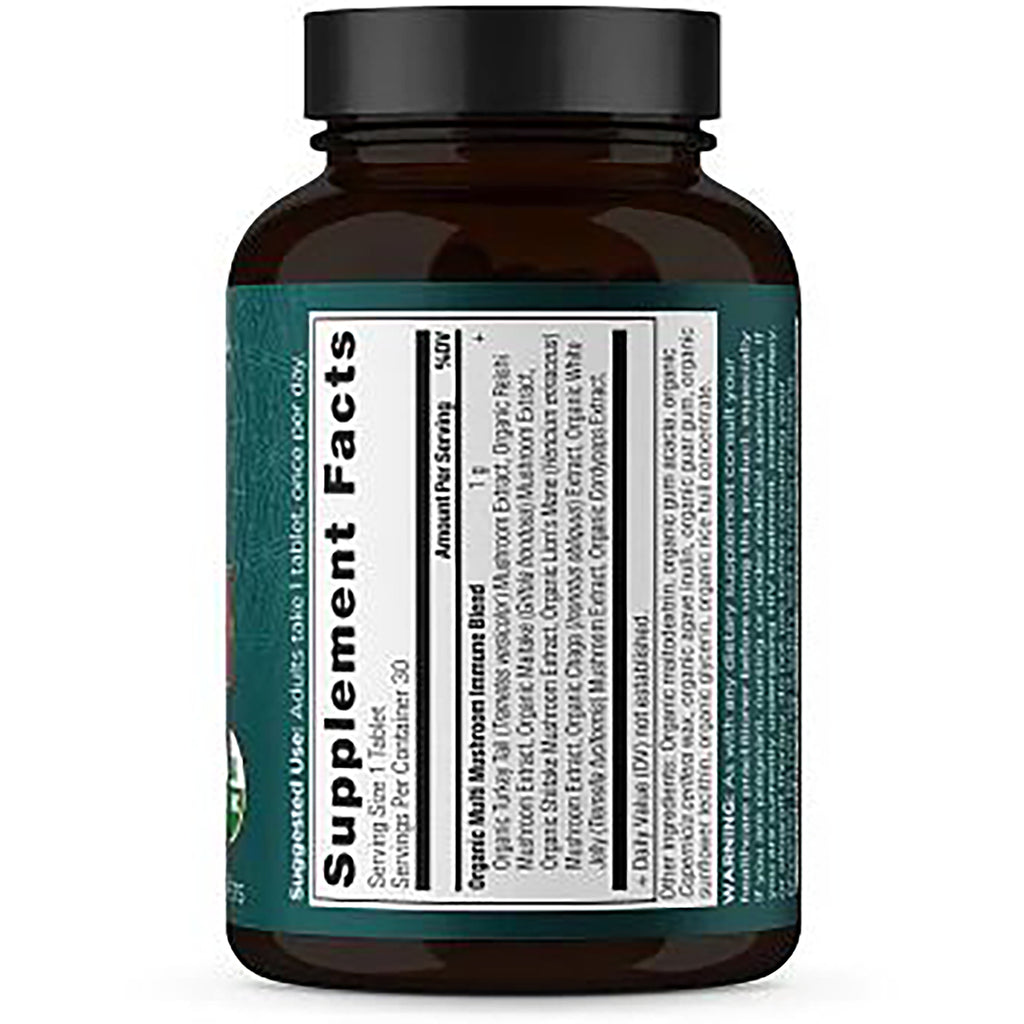 ATN071 | Back of brown supplement bottle showing Supplement Facts label and ingredient panel - Thumbnail