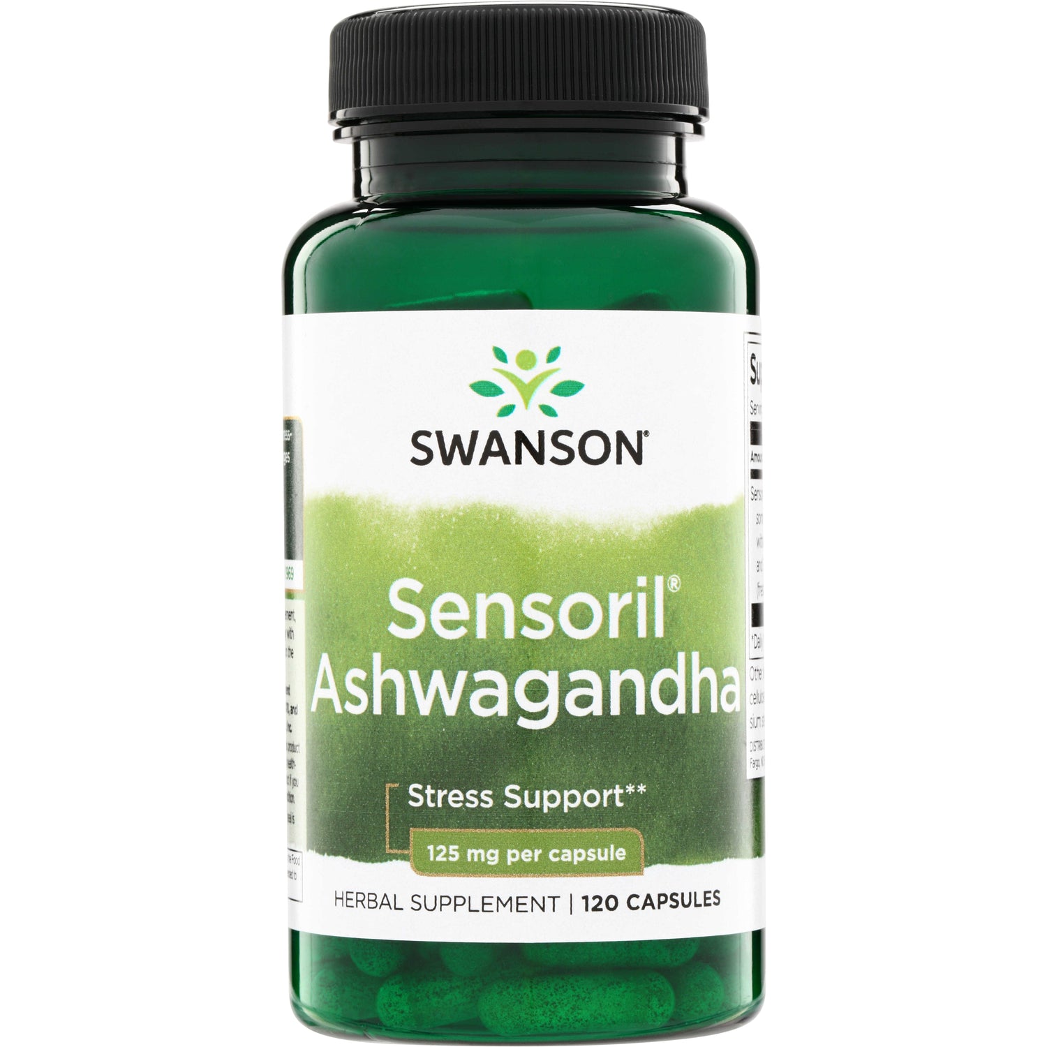 SWU376 | Swanson Sensoril Ashwagandha, Stress Support, 125 mg per capsule, 120 capsules