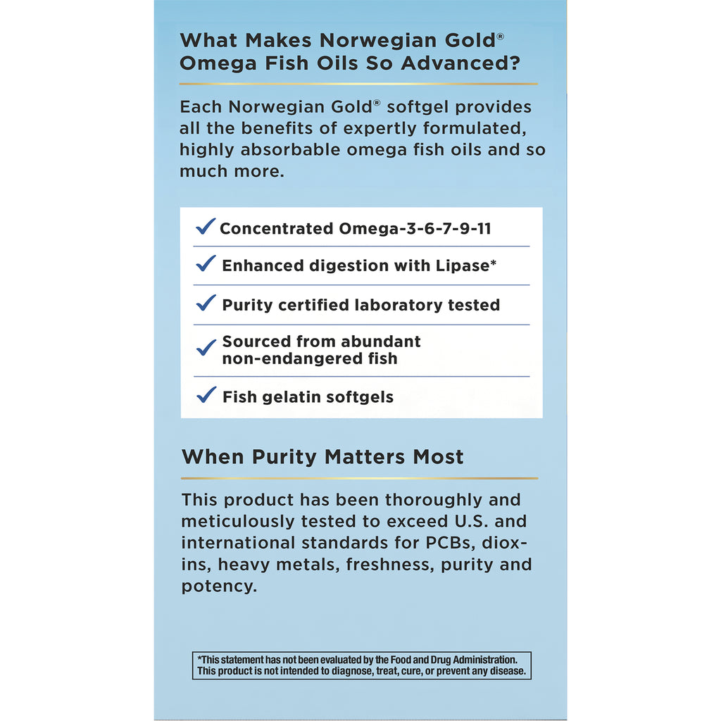 RNL253 | back panel listing concentrated Omega-3-6-7-9-11, enhanced digestion with lipase, purity testing and sustainable sourcing - Thumbnail