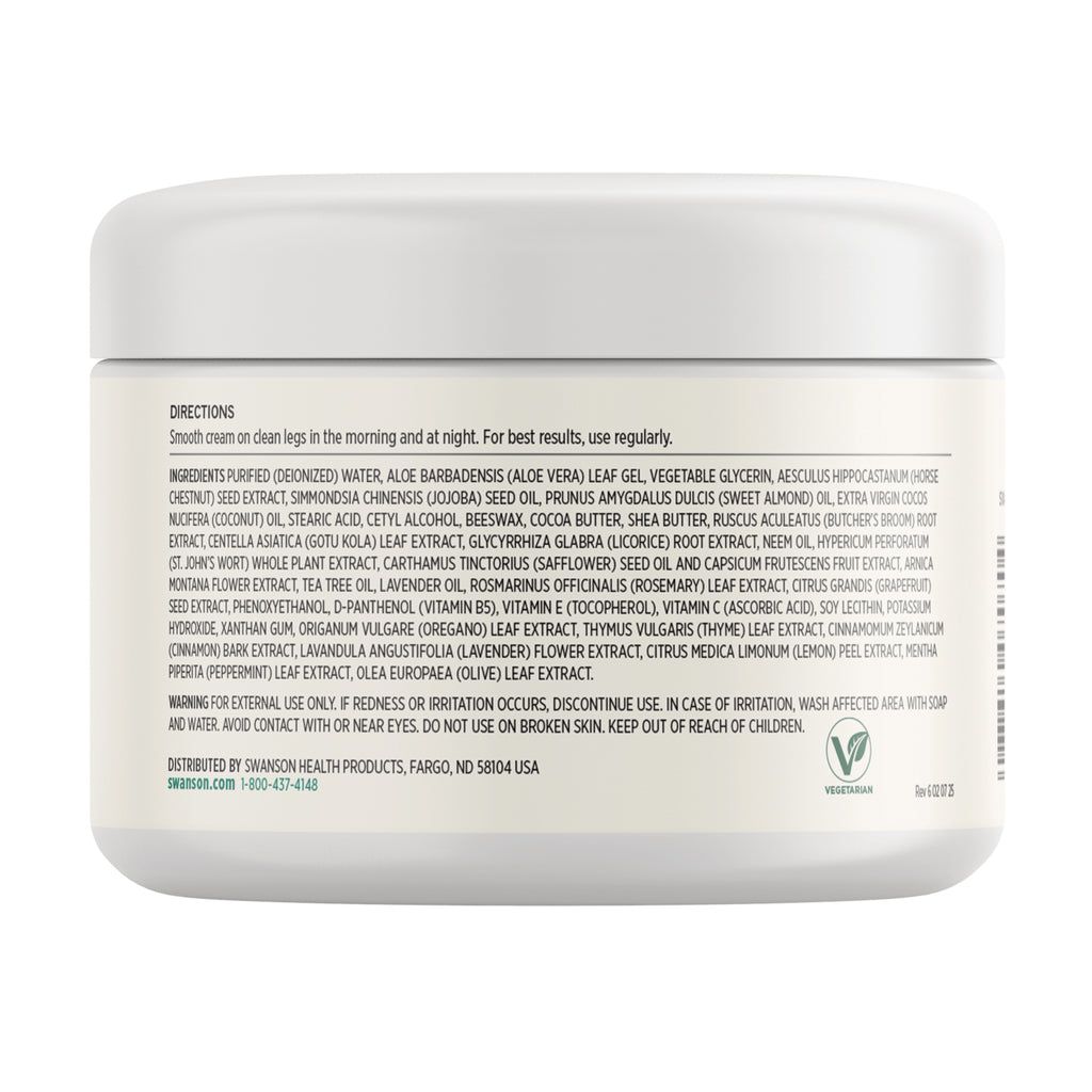 SWC070 | Back label with directions, ingredients list, warning text, and vegetarian icon - Thumbnail