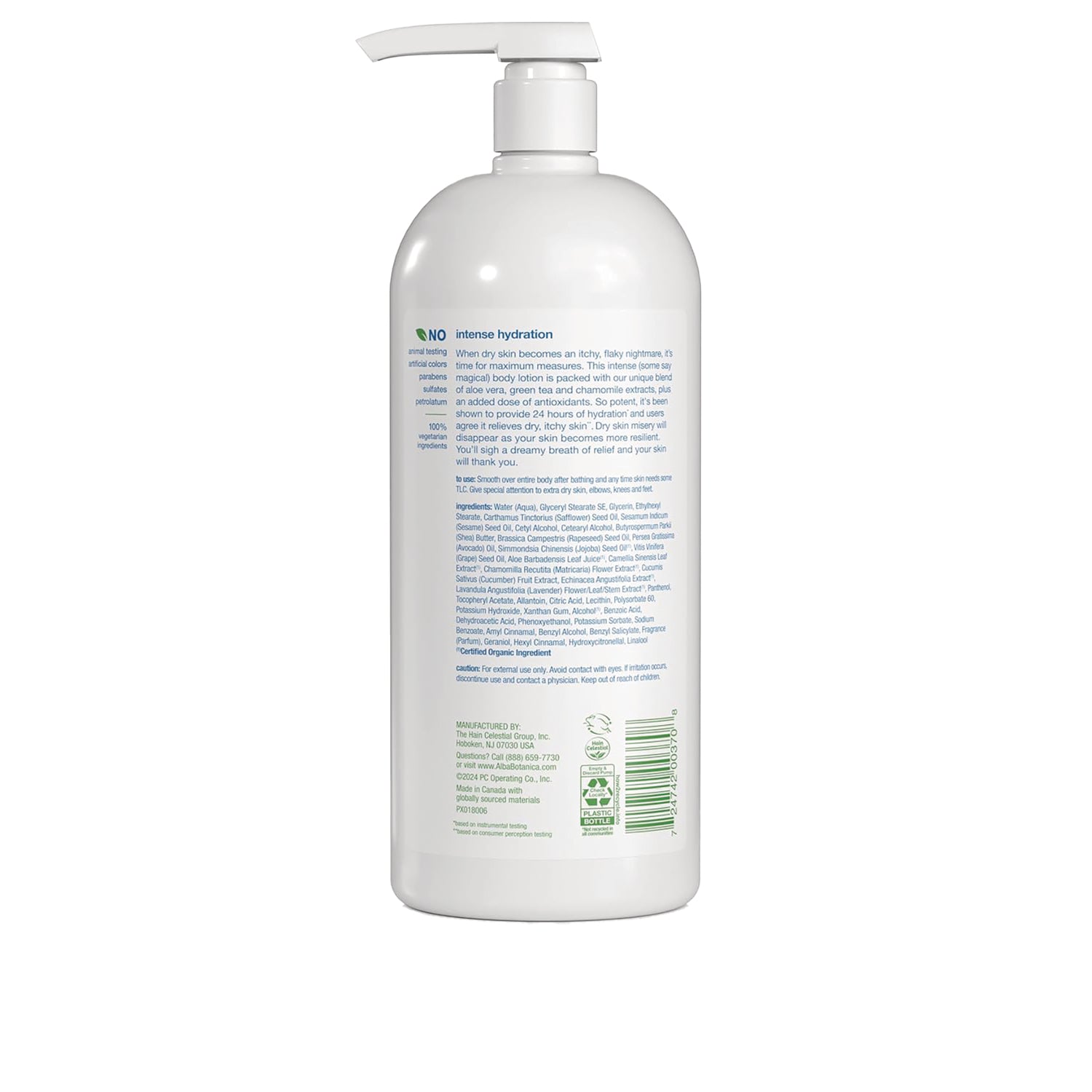 ABA063 | Back label with ingredients and directions, \