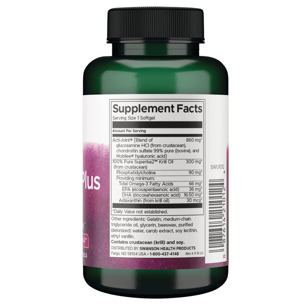 SWU1012 | Back label with Supplement Facts - Thumbnail