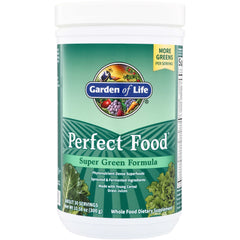 GLF002 | Garden of Life Perfect Food Super Green Formula powder canister front