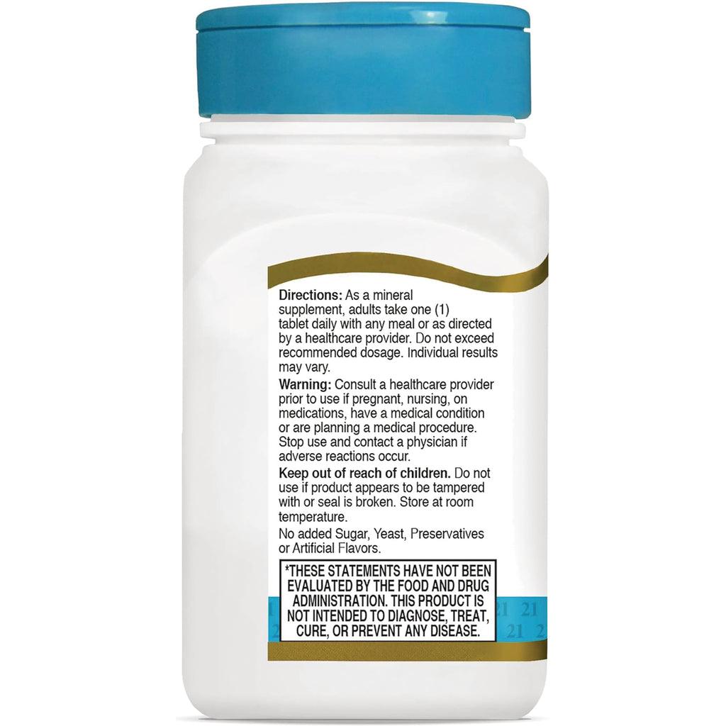 CNT194 | back label of white supplement bottle showing directions, warnings, and FDA disclaimer - Thumbnail