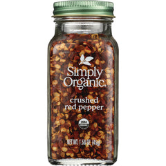 SMP065 | Simply Organic crushed red pepper, USDA Organic, 1.59 oz (45 g) bottle