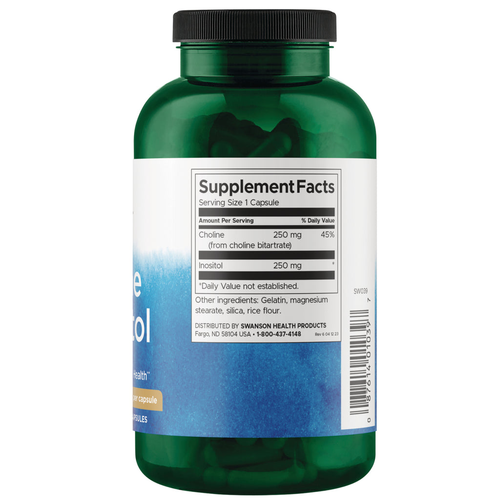 SW039 | Back label with Supplement Facts - Thumbnail