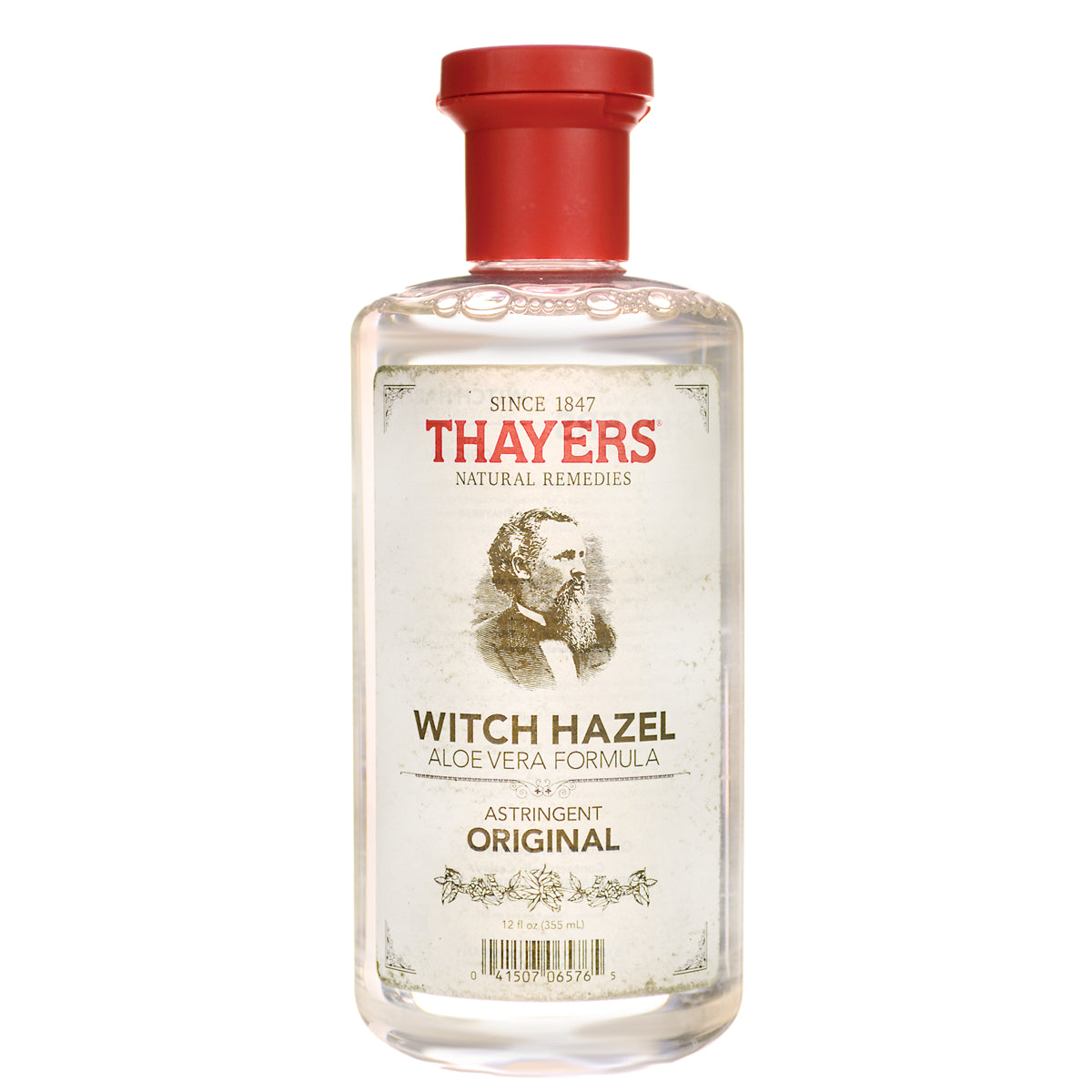 THA010 | Thayers Witch Hazel Aloe Vera Formula Astringent Original bottle, 12 fl oz