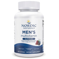 NRN131 | Nordic Naturals Men's multivitamin gummies bottle, mixed berry flavor, 60 gummies