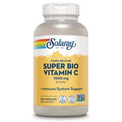SLR320 | Solaray Timed Release Super Bio Vitamin C 1000 mg, 250 VegCaps
