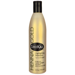 SHK009 | SHIKAI Henna Gold highlighting shampoo bottle, 12 fl oz
