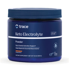 TM162 | Trace Keto Electrolyte Powder jar, Orange flavor, zero sugar, 55 scoops, 13 oz