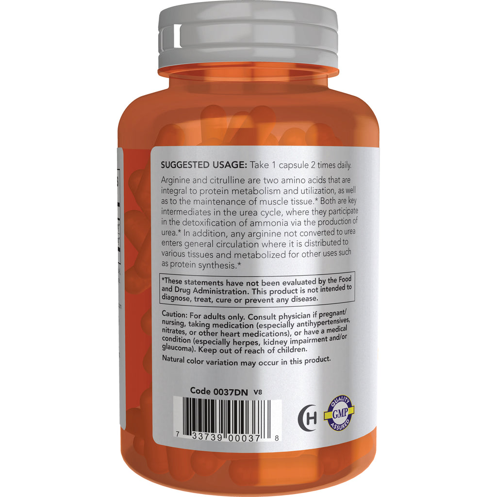 NWF1303 | back label showing suggested usage, caution text, and barcode on orange supplement bottle - Thumbnail