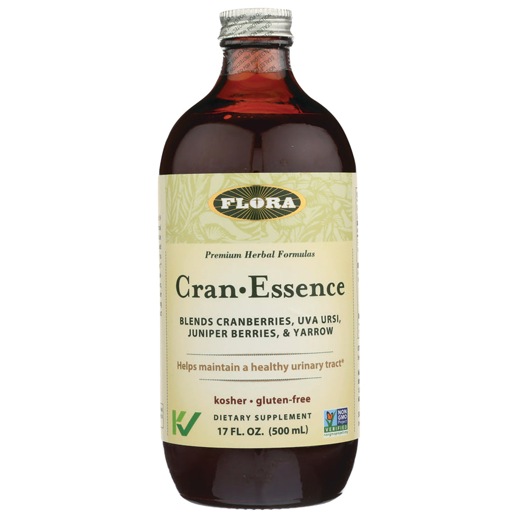 FL108 | Flora CranEssence cranberry liquid dietary supplement 17 fl oz bottle, kosher gluten-free - Thumbnail