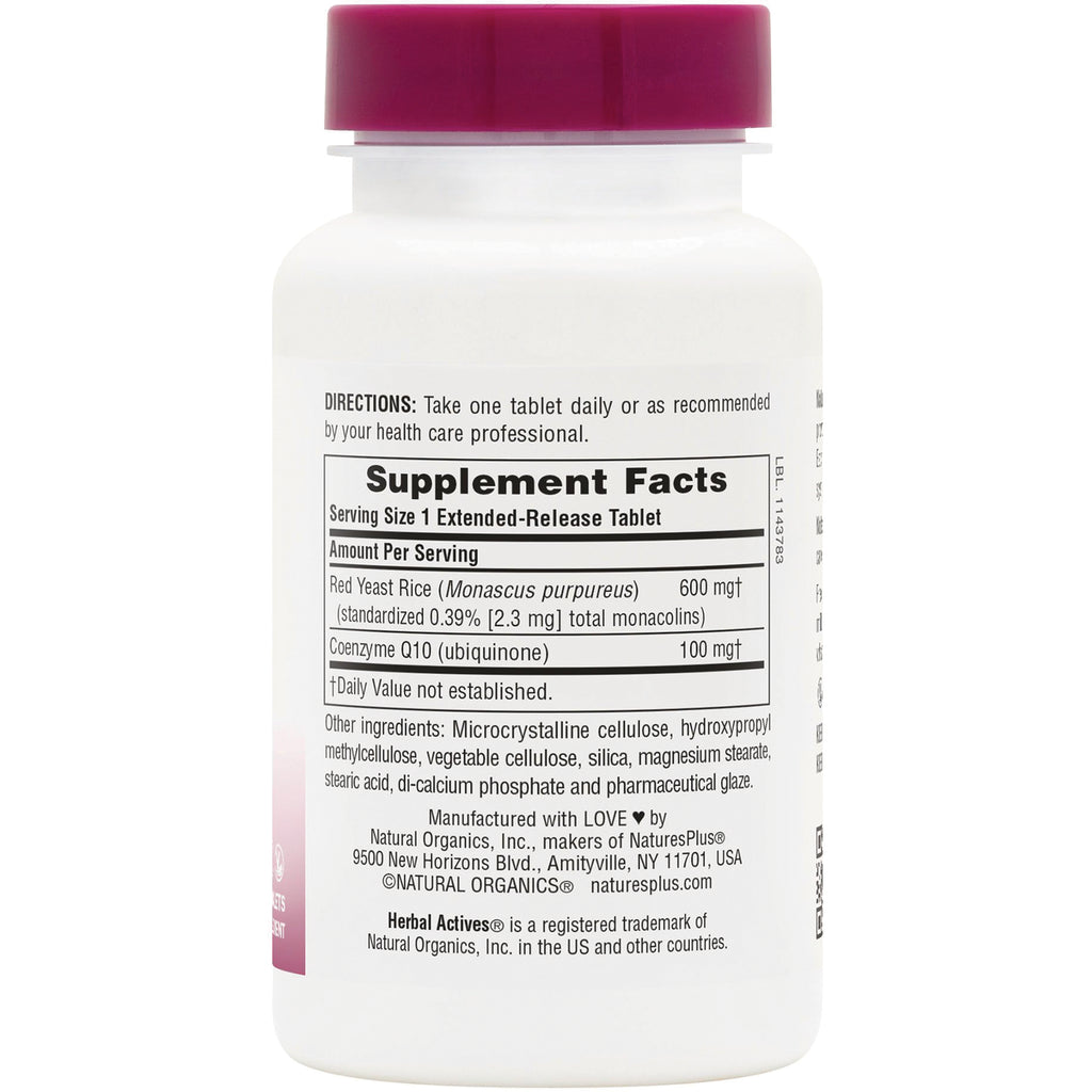 NTP310 | Back of white supplement bottle showing Supplement Facts panel, directions, and ingredients list - Thumbnail