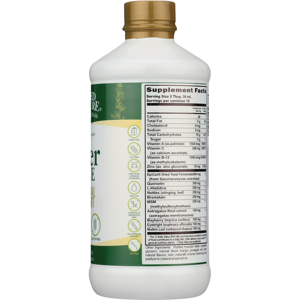 BTR013 | Back of white supplement bottle showing Supplement Facts panel and ingredient list - Thumbnail