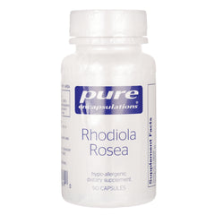 PRN128 | Pure Encapsulations Rhodiola Rosea supplement bottle labeled 90 CAPSULES