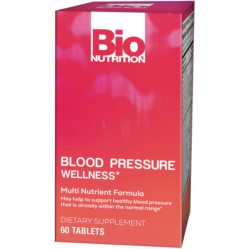 BNN003 | Bio Nutrition Blood Pressure Wellness multi-nutrient formula box, 60 tablets front packaging - Thumbnail