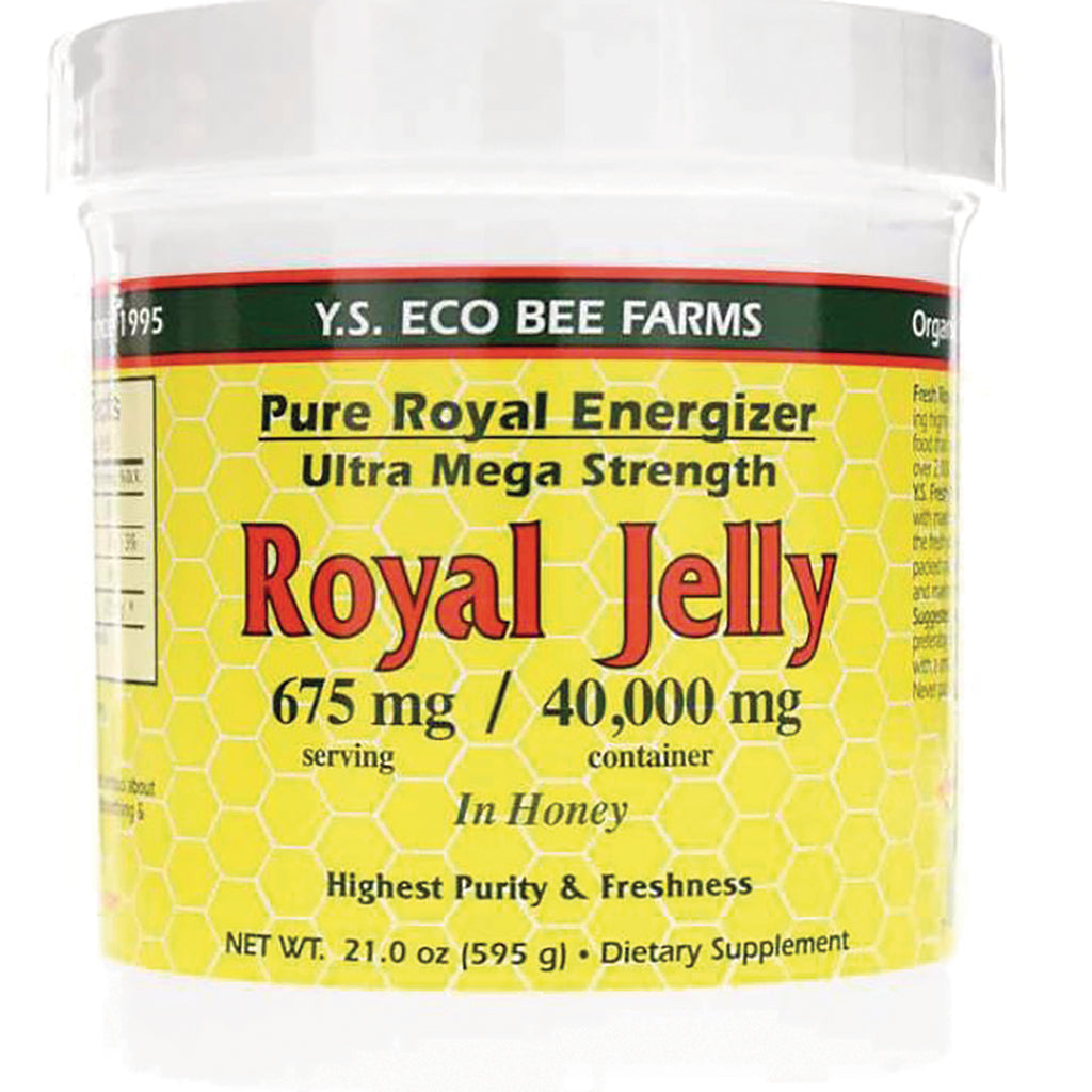 YS002 | Y.S. Eco Bee Farms Royal Jelly in honey, 675 mg per serving, 40,000 mg per container - Thumbnail