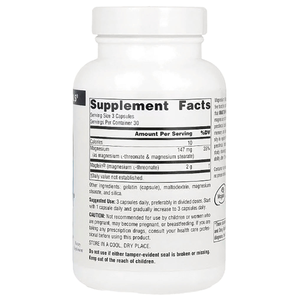 SN546 | Supplement Facts and other ingredients label on supplement bottle - Thumbnail
