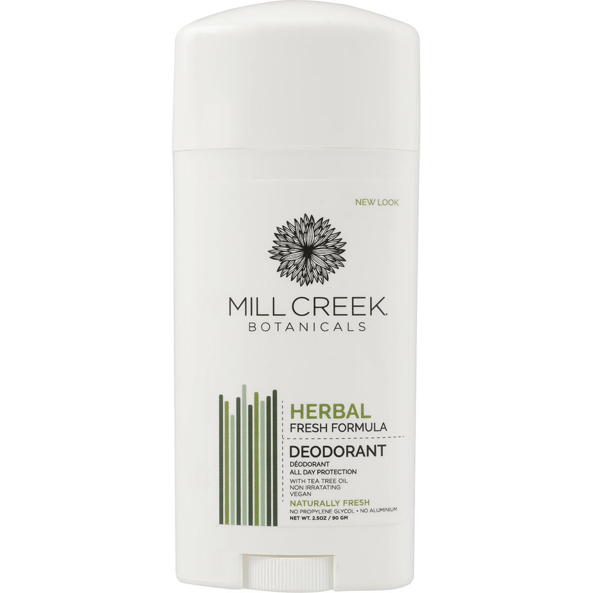 MCB012 | Mill Creek Botanicals Herbal Fresh Formula deodorant stick in white packaging