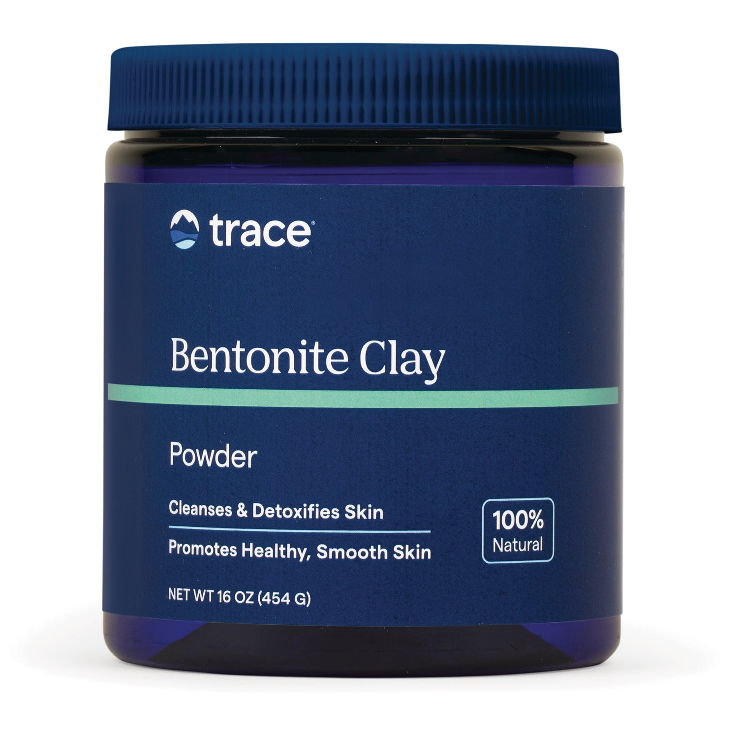TM087 | Trace Bentonite Clay Powder jar, 16 oz; Cleanses & Detoxifies Skin; 100% Natural
