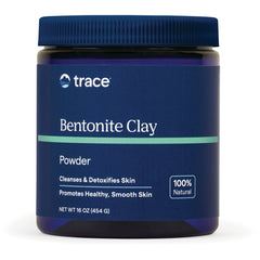 TM087 | Trace Bentonite Clay Powder jar, 16 oz; Cleanses & Detoxifies Skin; 100% Natural