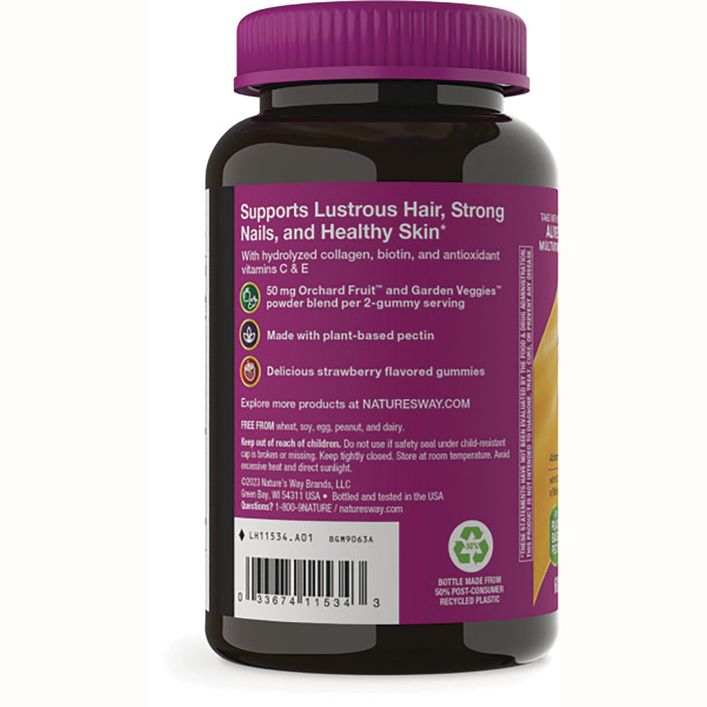 NW976 | Back label of supplement bottle showing benefits text, usage details, and barcode - Thumbnail