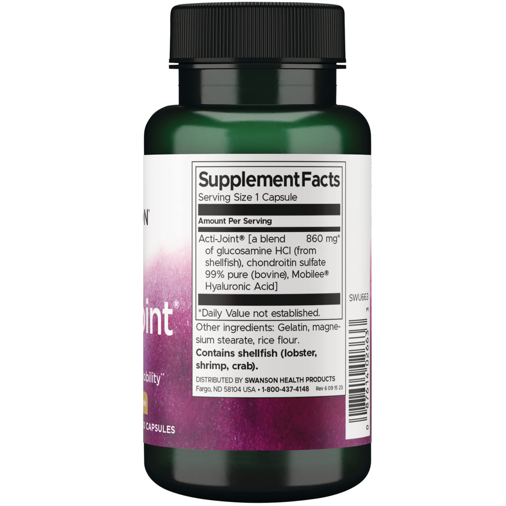 SWU663 | Back label with Supplement Facts - Thumbnail