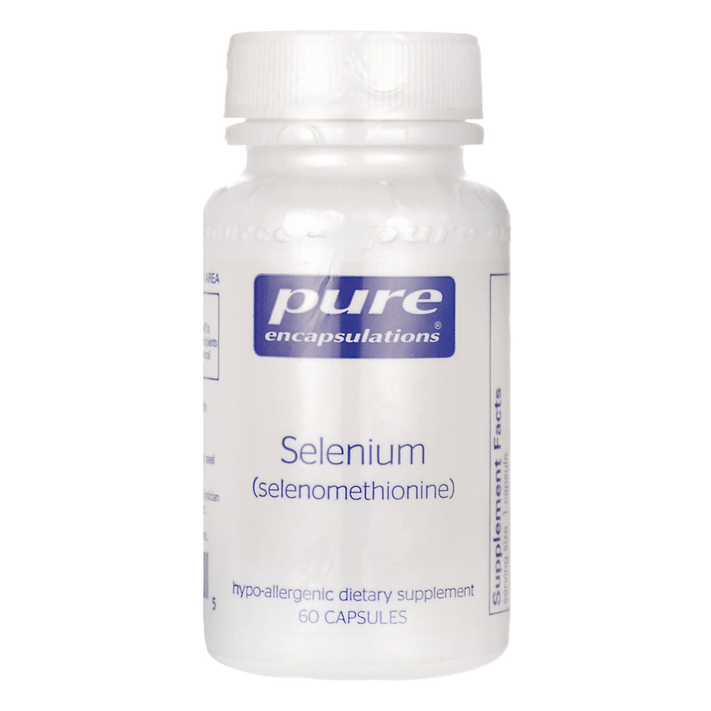 PRN039 | white Pure Encapsulations bottle labeled Selenium (selenomethionine), 60 capsules - Thumbnail