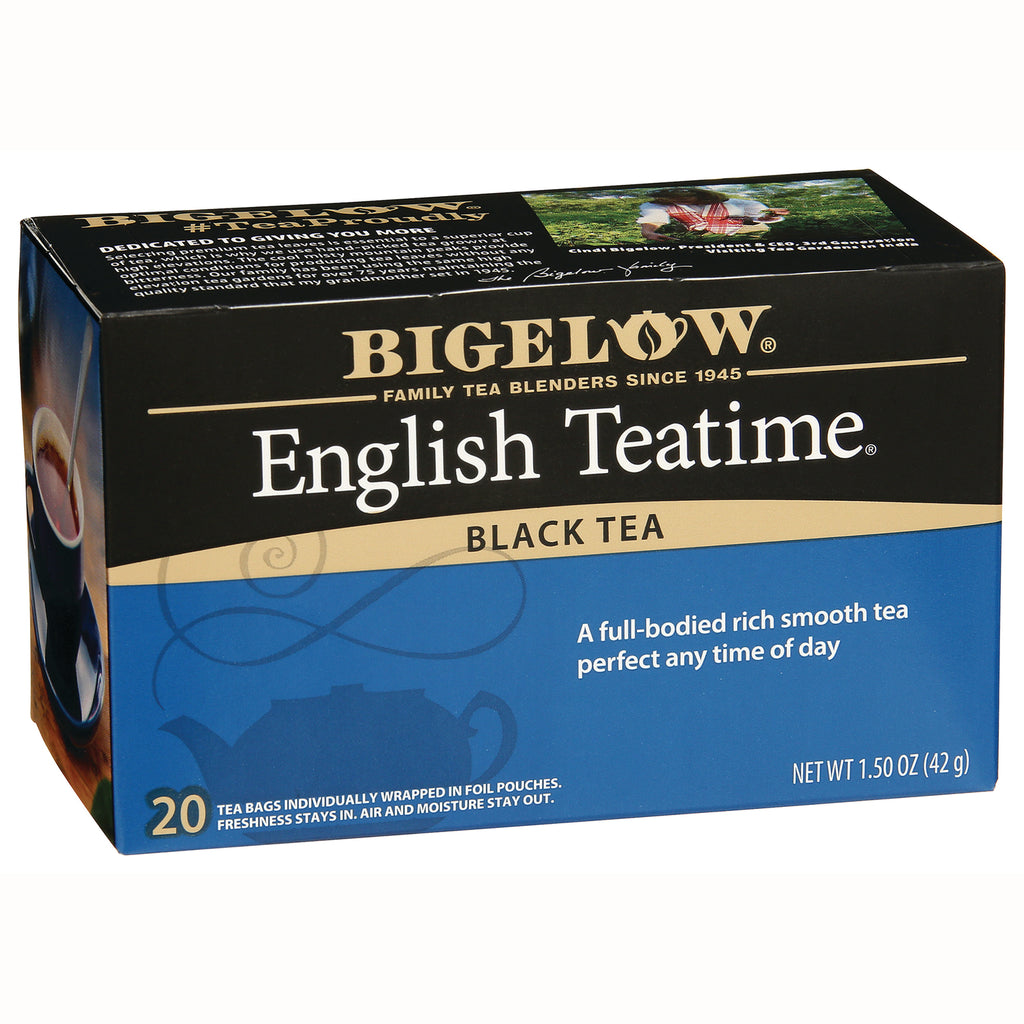 BGT015 | Bigelow English Teatime black tea box, 20 individually wrapped tea bags, net wt 1.50 oz - Thumbnail