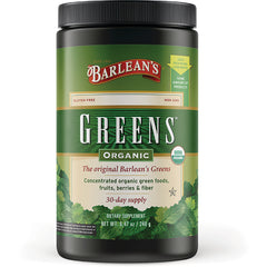 BAR006 | Barlean's GREENS Organic dietary supplement jar, 30-day supply, 8.47 oz (240 g)