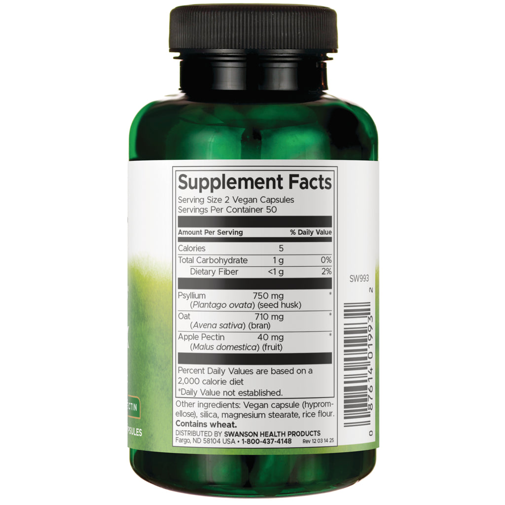 SW993 | Back label with Supplement Facts - Thumbnail