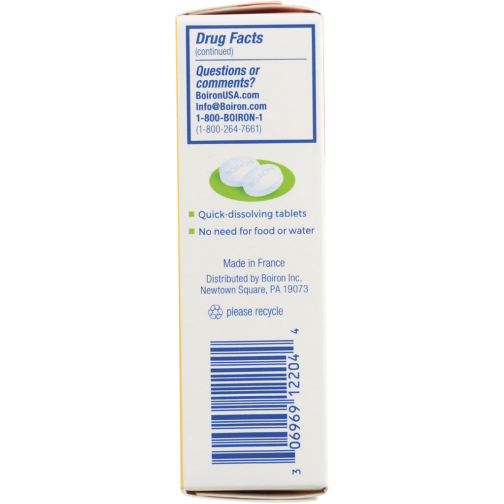 BRN123 | back panel of box showing drug facts, quick-dissolving tablets, manufacturer info and barcode - Thumbnail