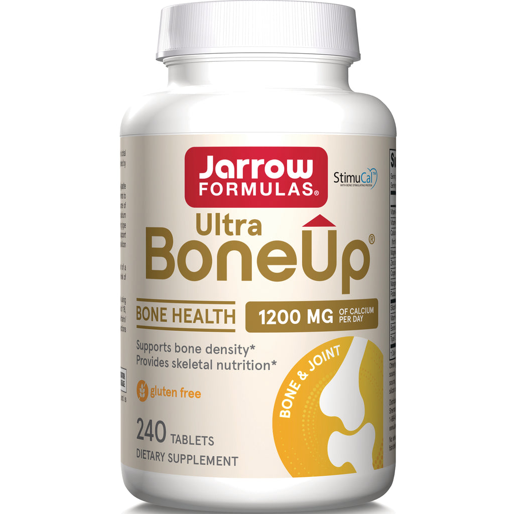 JR293 | Jarrow Formulas Ultra BoneUp bottle, 240 tablets, 1200 mg calcium per day bone health supplement - Thumbnail