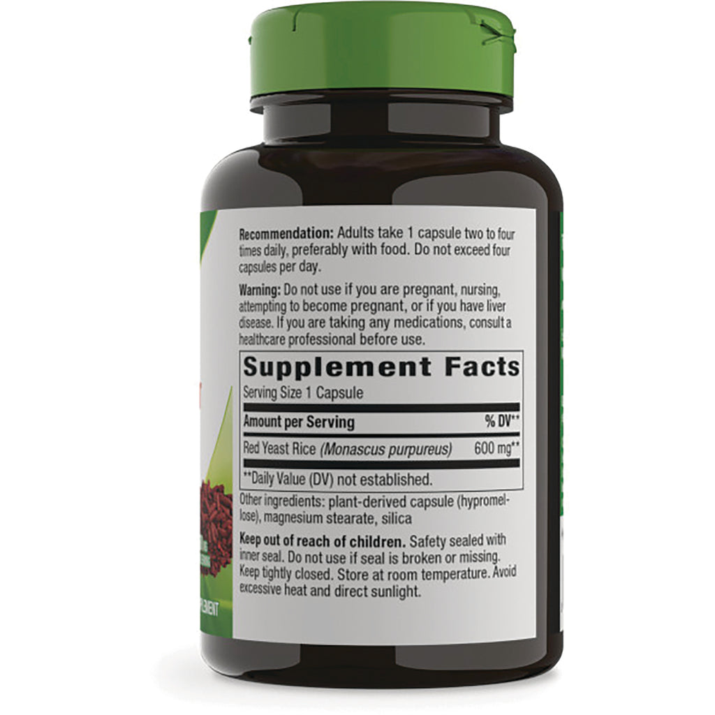 NW615 | Back of brown supplement bottle showing Supplement Facts panel, serving size and warning text - Thumbnail