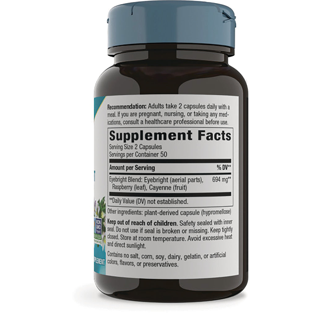 NW762 | Back of brown supplement bottle showing Supplement Facts label with serving size 2 capsules and usage warnings - Thumbnail