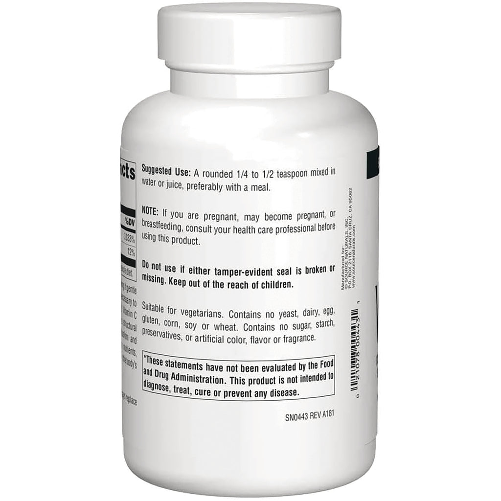 SN670 | Supplement bottle back label with suggested use, warnings, and FDA disclaimer text - Thumbnail
