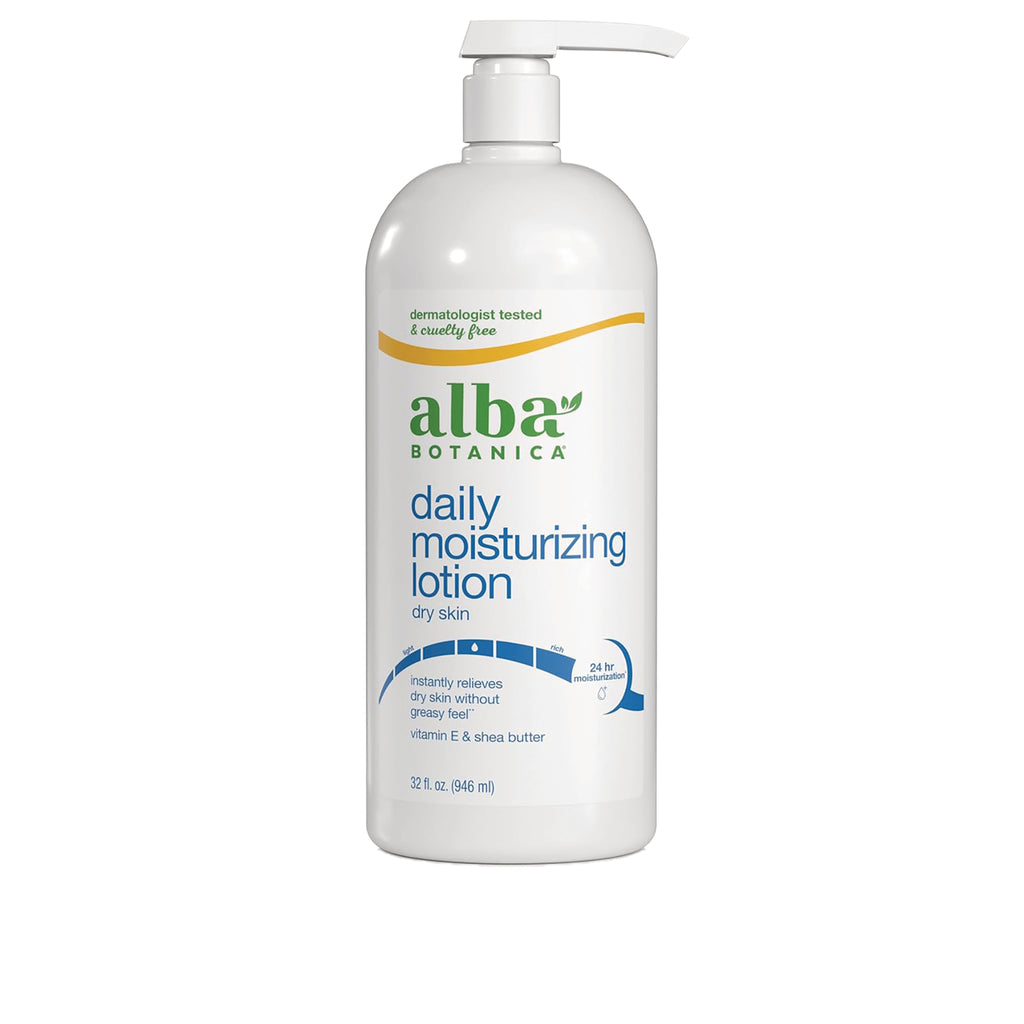 ABA063 | Alba Botanica Daily Moisturizing Lotion for Dry Skin, 32 fl oz pump bottle - Thumbnail