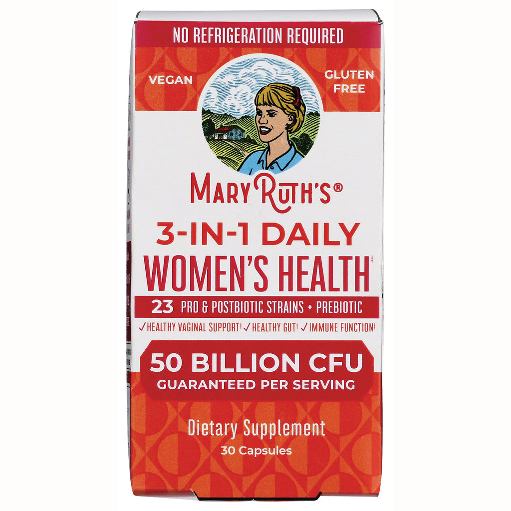 MRR028 | MaryRuth's 3-in-1 Daily Women's Health supplement box, 50 billion CFU, 30 capsules - Thumbnail