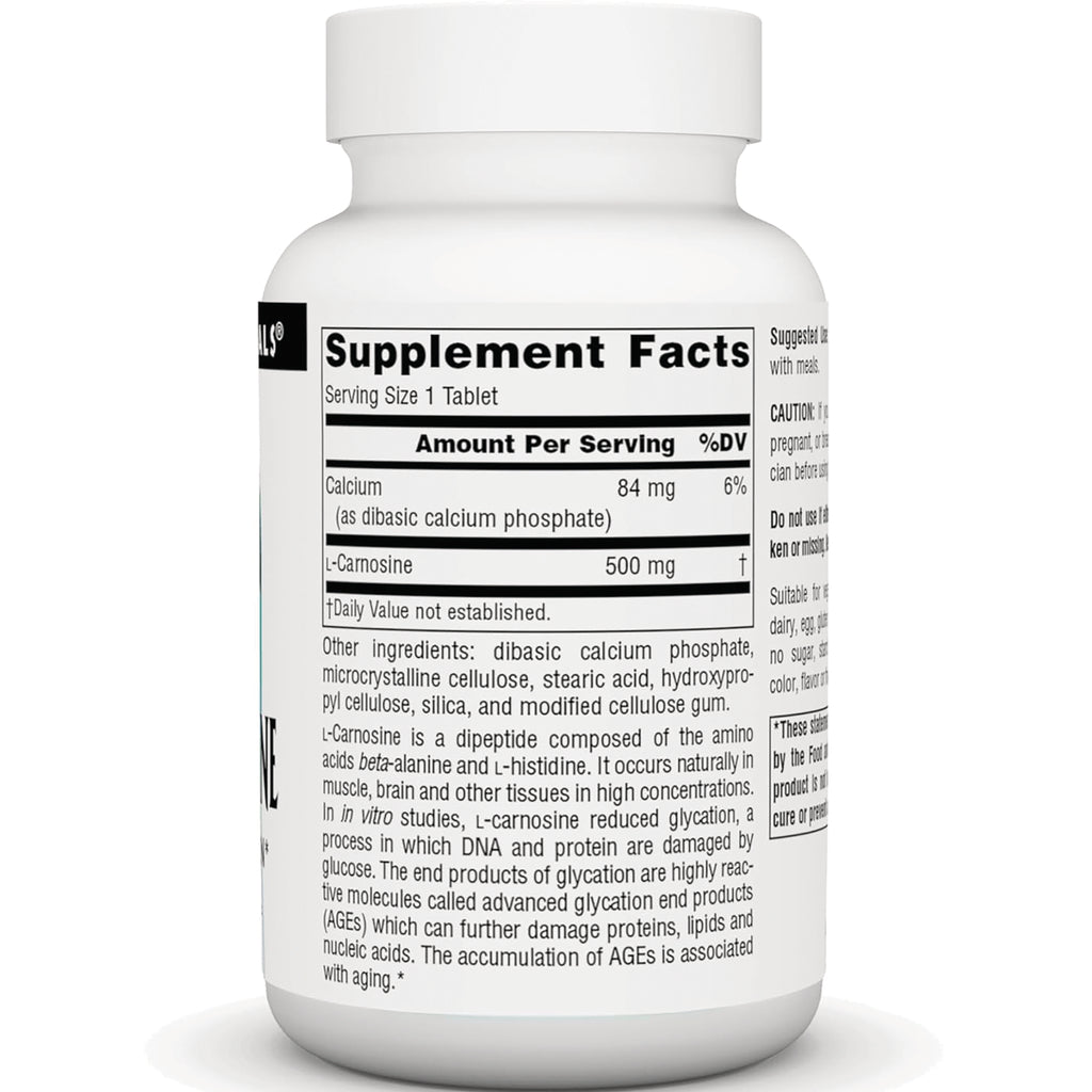 SN462 | Back label with Supplement Facts panel and ingredients list - Thumbnail