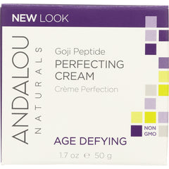 ADN020 | Andalou Naturals Goji Peptide Perfecting Cream, Age Defying 1.7 oz (50 g), Non-GMO, New Look
