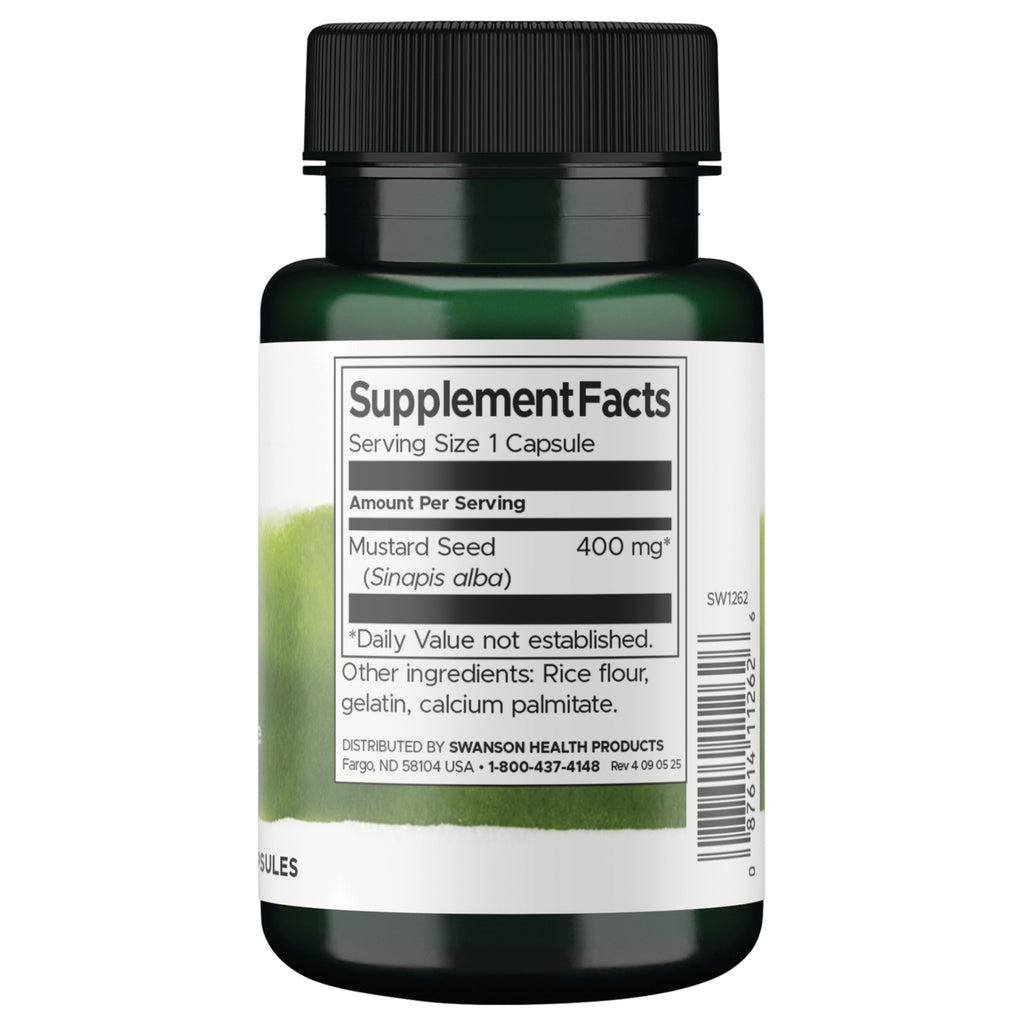 SW1262 | Back label with supplement facts and serving information - Thumbnail