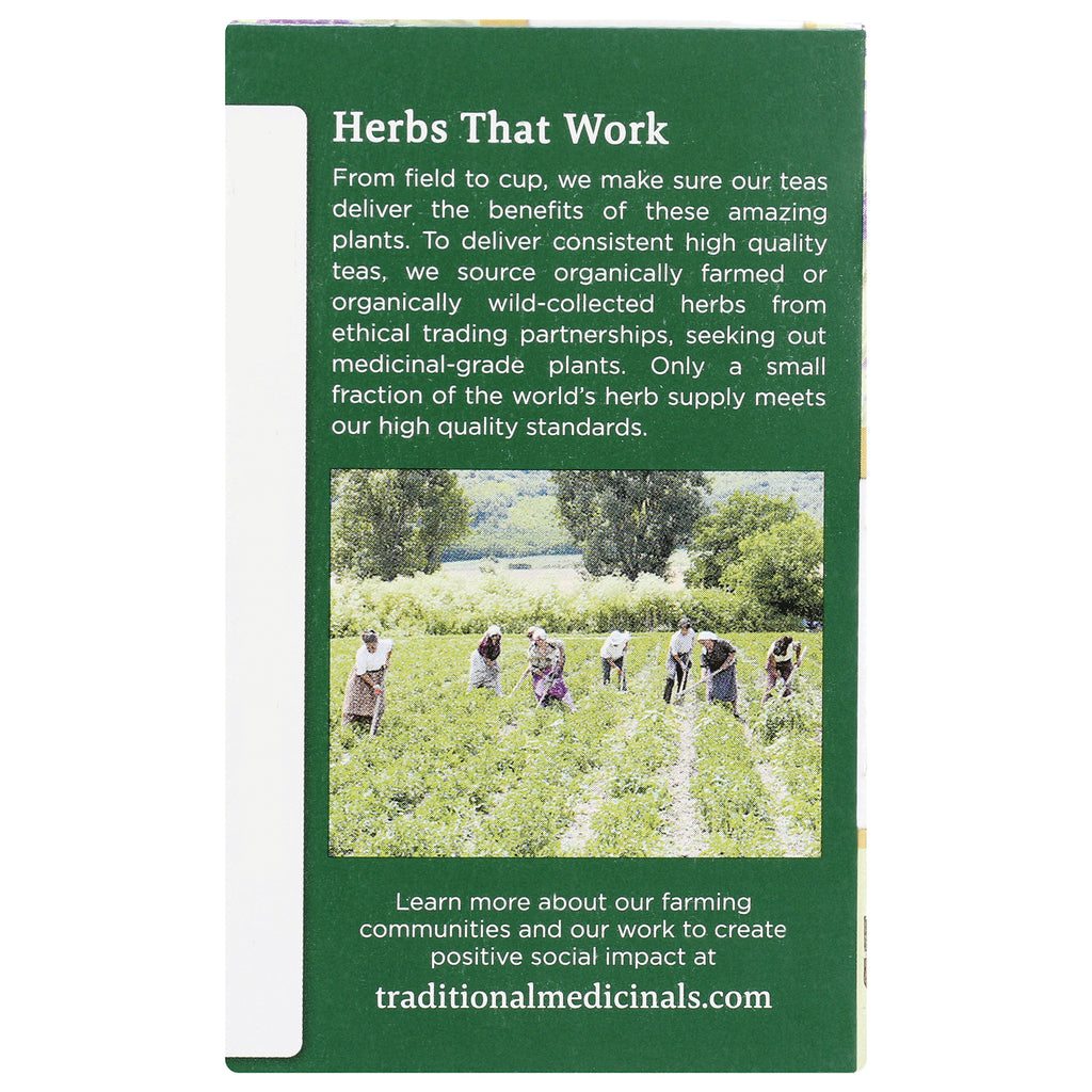 TMD012 | Herbs That Work panel with sourcing story, farm photo, and URL traditionalmedicinals.com - Thumbnail