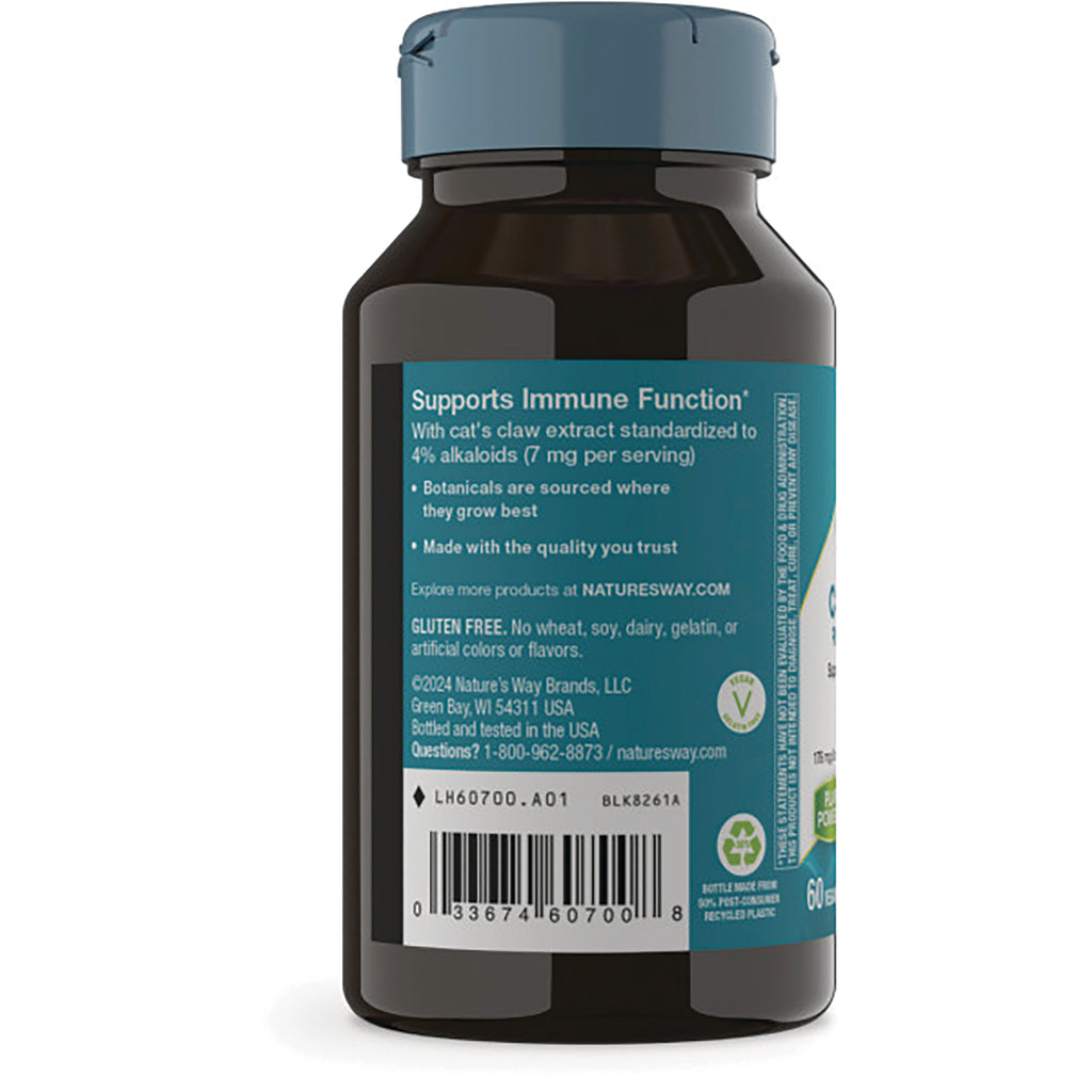 NW751 | Back label of supplement bottle reading Supports Immune Function with ingredient details and barcode - Thumbnail
