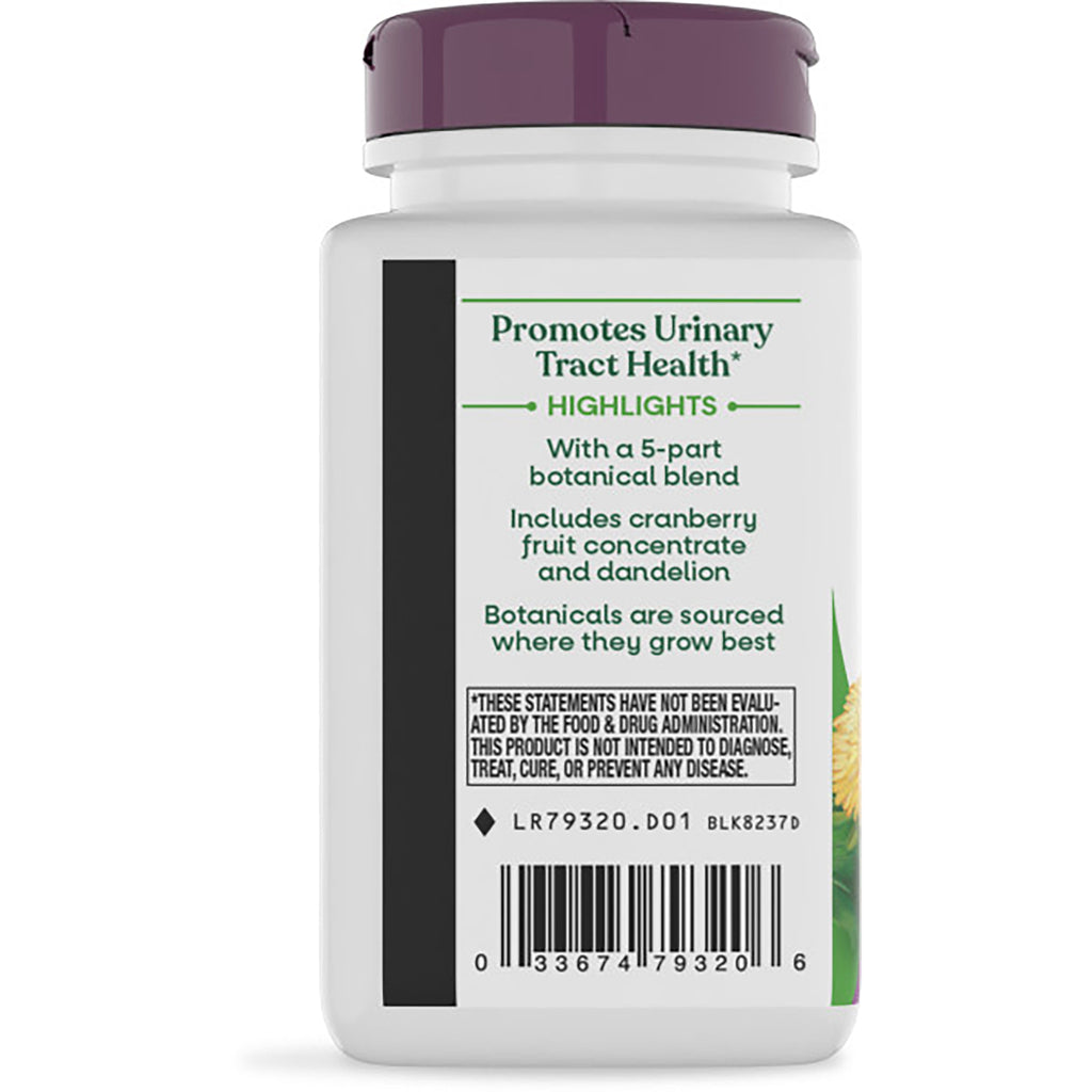 NW951 | back label of white supplement bottle with purple cap showing warnings, gluten free and vegan icons, recycling symbol - Thumbnail