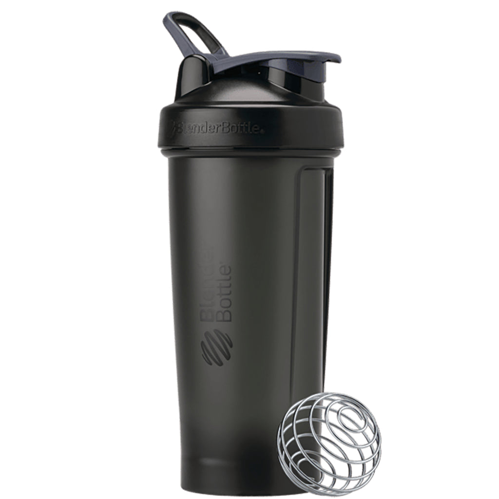 BBO002 | black BlenderBottle shaker with flip lid and stainless steel whisk ball - Thumbnail