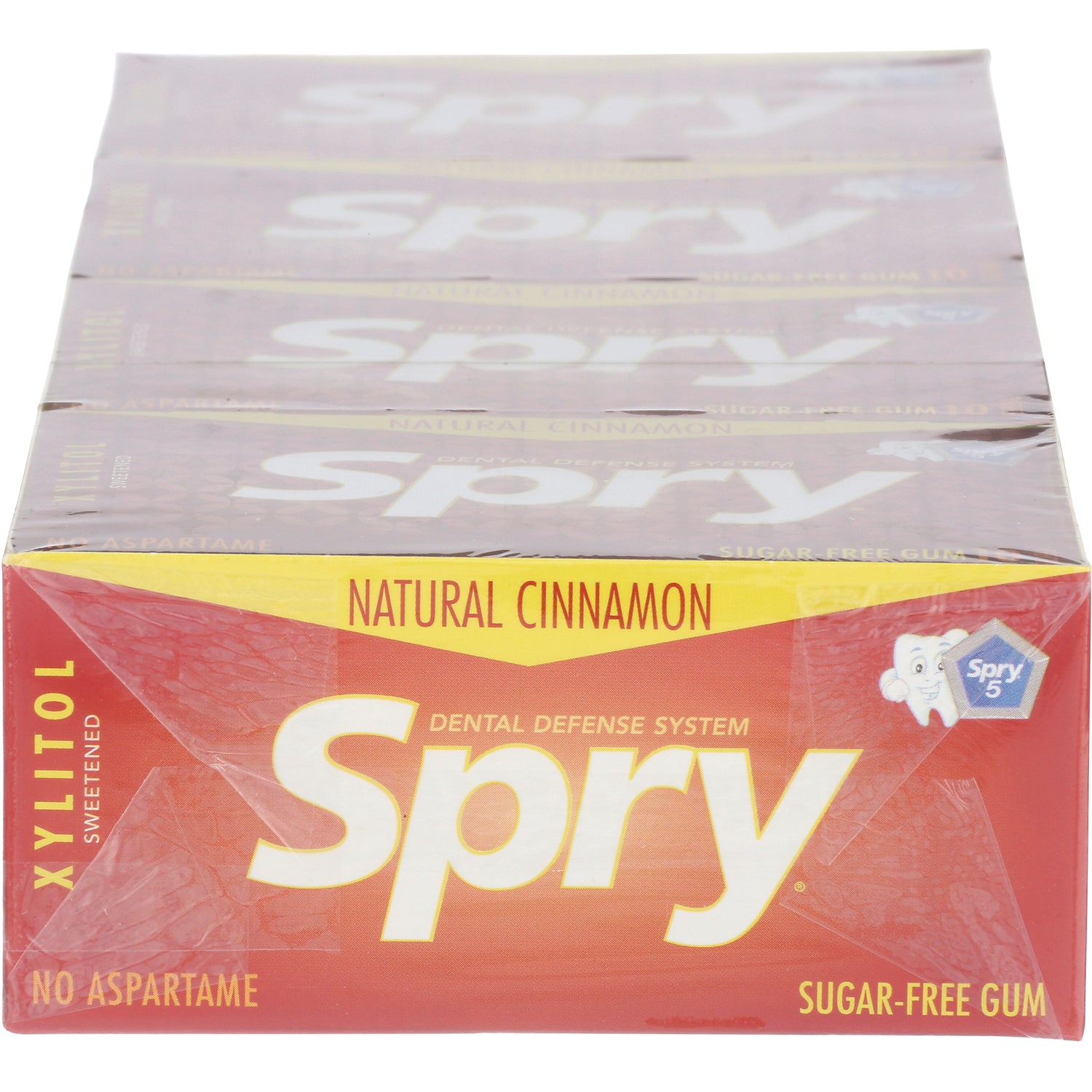 XL014 | Spry Natural Cinnamon sugar-free gum, xylitol sweetened, multipack carton front