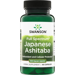 SW1086 | Swanson Full Spectrum Japanese Ashitaba 500 mg per capsule, herbal supplement, 60 capsules