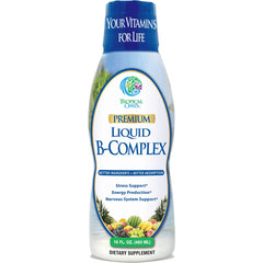 TPL022 | Tropical Oasis Premium Liquid B-Complex dietary supplement, 16 fl oz bottle